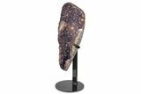 Amethyst Geode Section on Metal Stand - Uruguay #199664-4